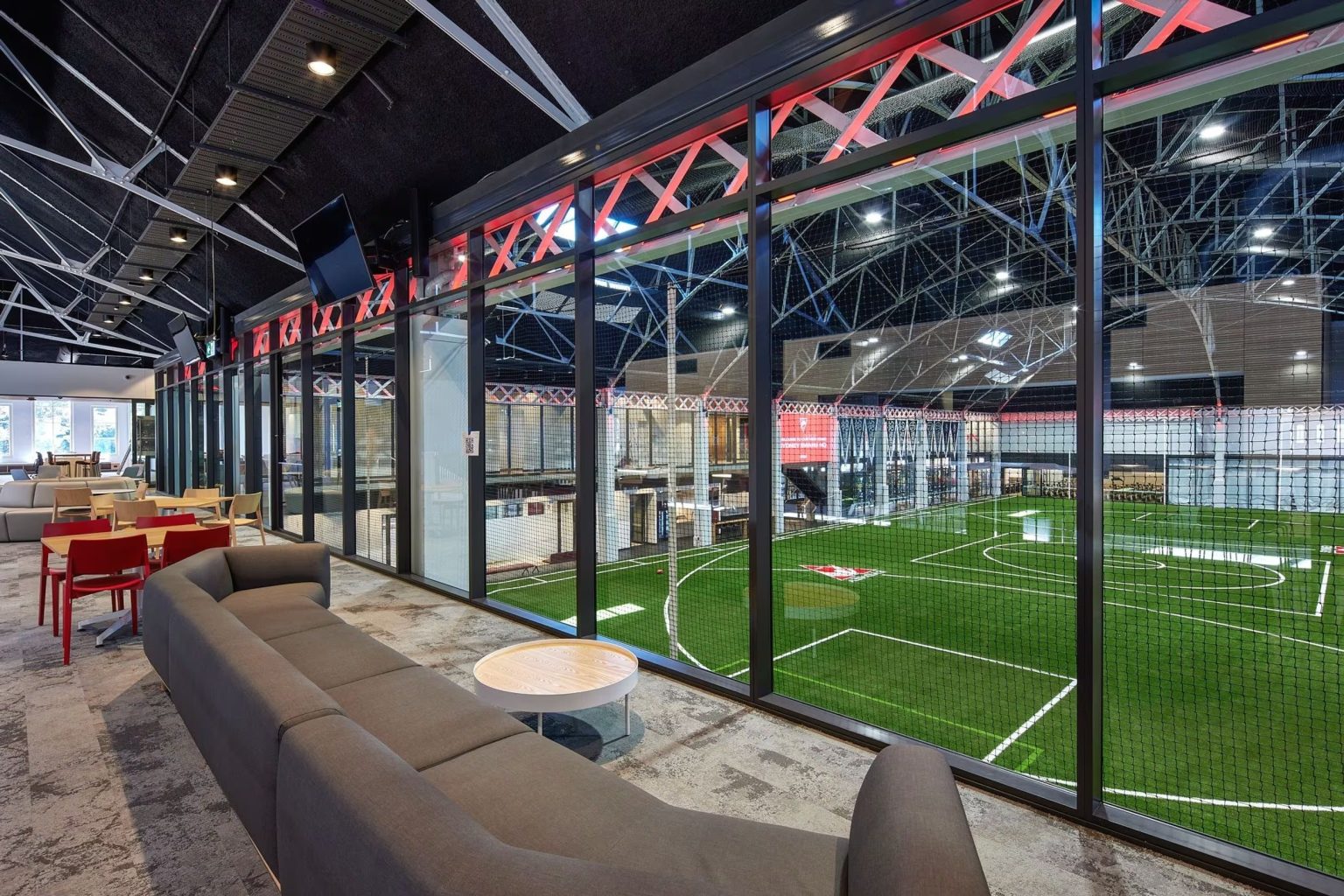 Sydney Swans Dining Area Overlooking Indoor Field