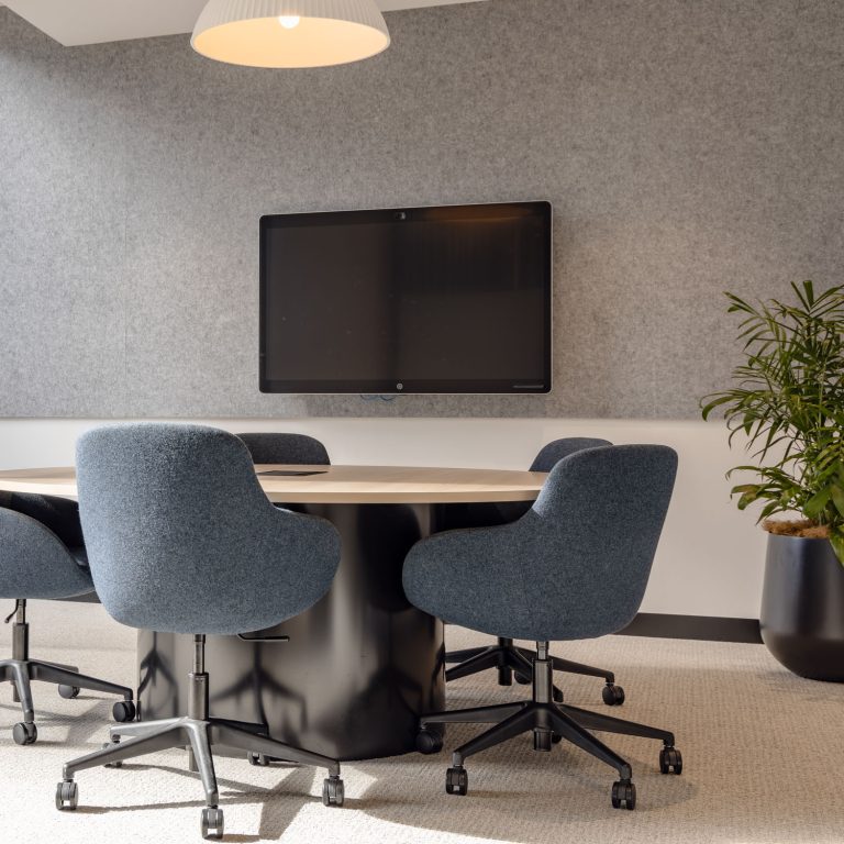Meeting Room Office Grey Chairs
