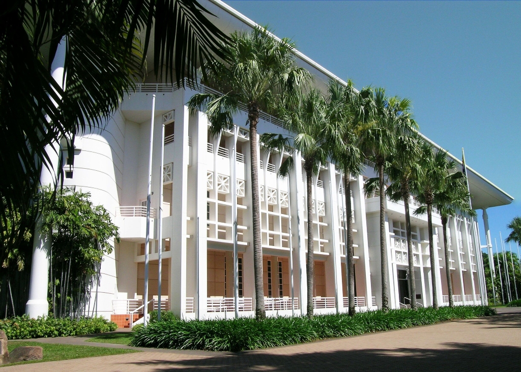 Darwins Parliament house Parliament House Front